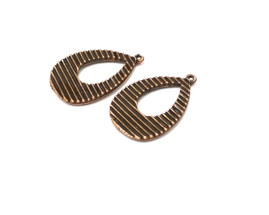 2 Copper Charm Antique Copper Charm (35x22mm) G16890