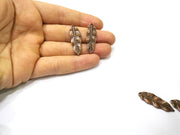 4 Leaf Charm Antique Copper Charm (34x12mm) G16891