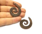 2 Copper Charm Antique Copper Charm (45x34mm) G16907