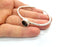 Bracelet Blank Cuff Bezel Resin Bangle inlay Blank Glass Cabochon Base Bezel Hammered Adjustable Antique Silver Bracelet (10mm ) G16024
