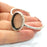 Bracelet Blank Cuff Bezel Resin Bangle inlay Blank Glass Cabochon Base Bezel Hammered Adjustable Antique Silver Bracelet (25x18mm ) G16036