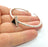 Bracelet Blank Cuff Bezel Resin Bangle inlay Blank Glass Cabochon Base Bezel Hammered Adjustable Antique Silver Bracelet (9x9mm ) G16037