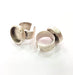 Ring Blank Setting Hammered Ring Base Bezel inlay Ring Backs Glass Cabochon Mounting Adjustable Antique Silver Plated Ring (16mm ) G16058