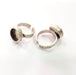 Ring Blank Setting Hammered Ring Base Bezel inlay Ring Backs Glass Cabochon Mounting Adjustable Antique Silver Plated Ring (12mm ) G16076