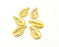 5 Cowrie Shell Charms Gold Charms Gold Plated Shell Charms (18x10mm)  G16938