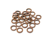 20 Circle Connector Copper Circle Antique Copper Plated Metal (10mm) G17006