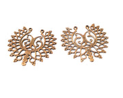 2 Copper Charm Antique Copper Charm (41x37mm) G17007