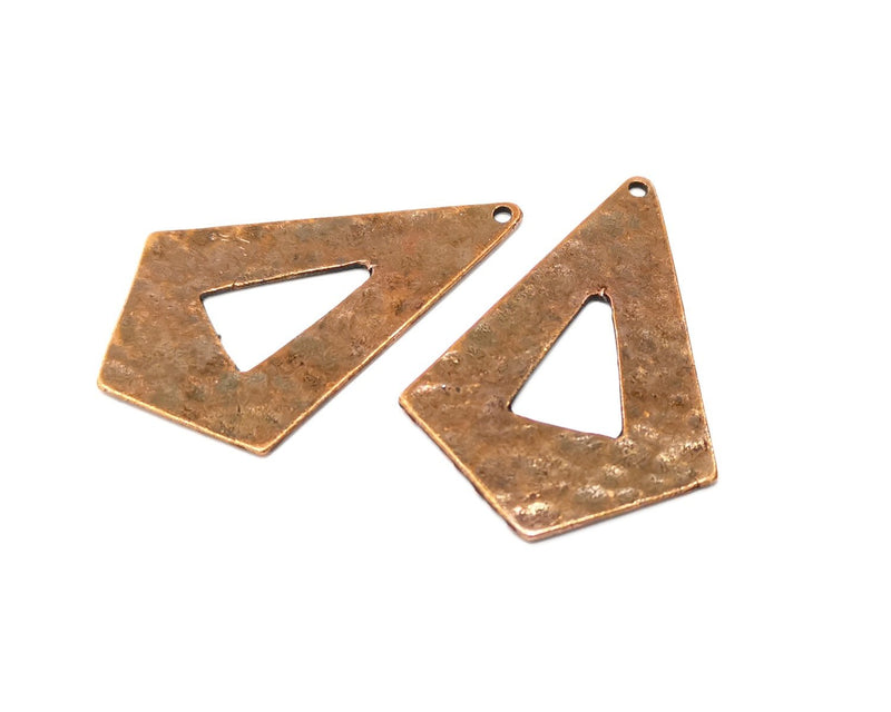 2 Copper Charm Antique Copper Charm (55x36mm) G17008