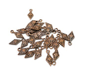 20 Copper Charm Antique Copper Charm (15x6mm) G17014