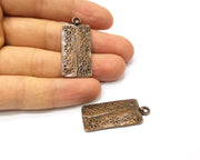 2 Copper Charm Antique Copper Charm (39x17mm) G17016