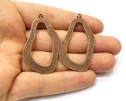 2 Copper Charm Antique Copper Charm (49x27mm) G17019