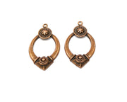 2 Copper Charm Antique Copper Charm (45x25mm) G17039