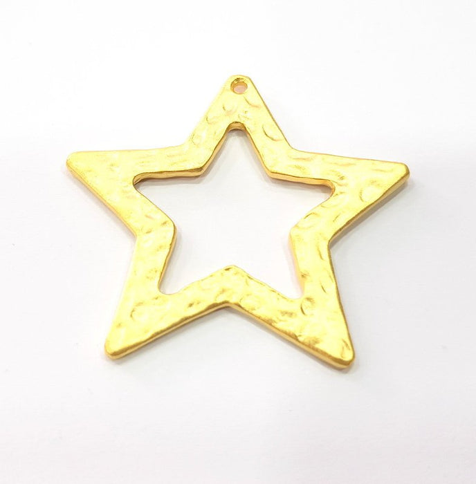 Star Charms Gold Plated Charms  (46x43mm)  G16138