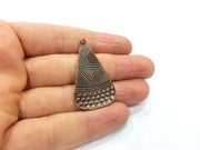 2 Copper Charm Antique Copper Charm (43x25mm) G16191