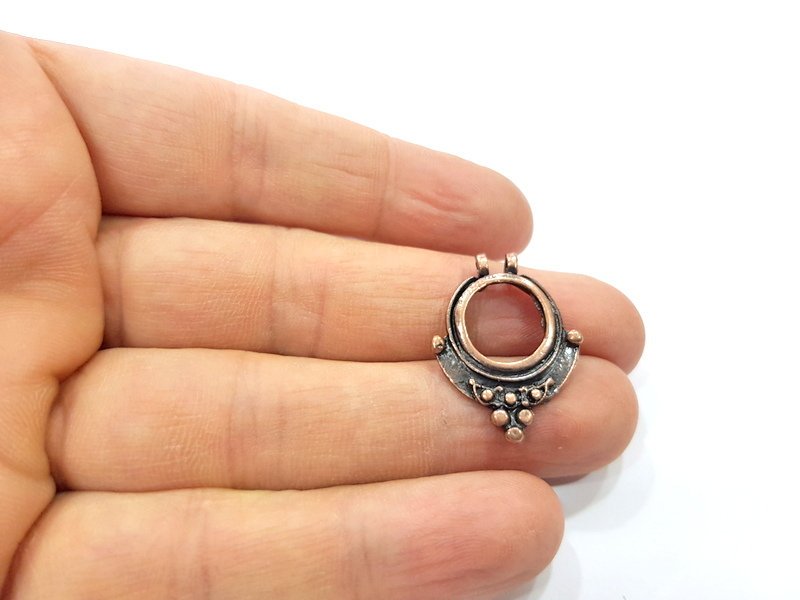 5 Copper Charm Antique Copper Charm (28x20mm) G16203