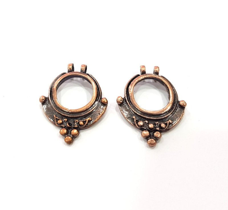 5 Copper Charm Antique Copper Charm (28x20mm) G16203