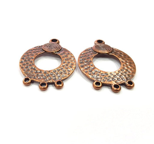 2 Copper Charm Antique Copper Charm (33x24mm) G16216