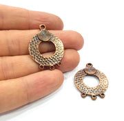 2 Copper Charm Antique Copper Charm (33x24mm) G16216