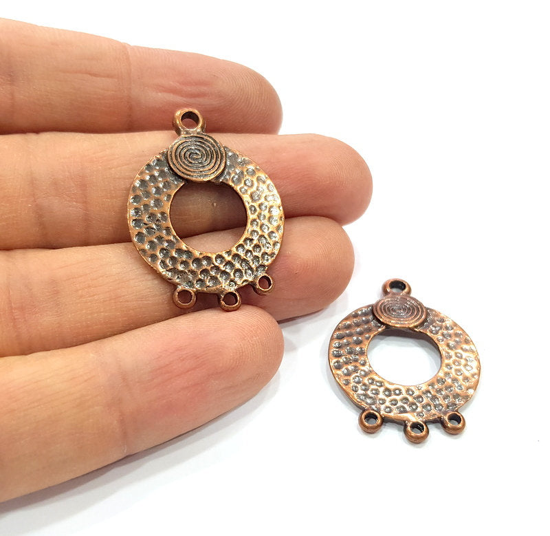 2 Copper Charm Antique Copper Charm (33x24mm) G16216