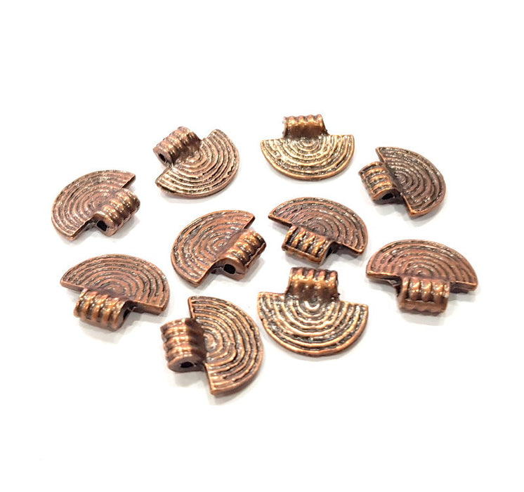 10 Copper Charm Antique Copper Charm (15x13mm) G16223