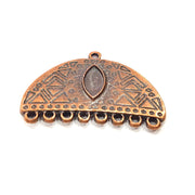 2 Copper Charm Connector Antique Copper Charm (42x29mm) G16226