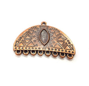 2 Copper Charm Connector Antique Copper Charm (42x29mm) G16226