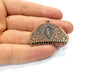 2 Copper Charm Connector Antique Copper Charm (42x29mm) G16226