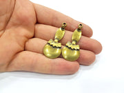 2 Antique Bronze Charm Antique Bronze Plated Charm (44x19mm) G16265