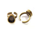 Antique Bronze Ring Blank Setting Cabochon Base inlay Ring Backs Mounting Adjustable Ring Bezel (14x10mm blank) Antique Bronze Plated G16276