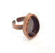 Copper Ring Blank Setting Cabochon Base inlay Ring Backs Mounting Adjustable Ring Base Bezel (18x13mm blank) Antique Copper Plated G16309