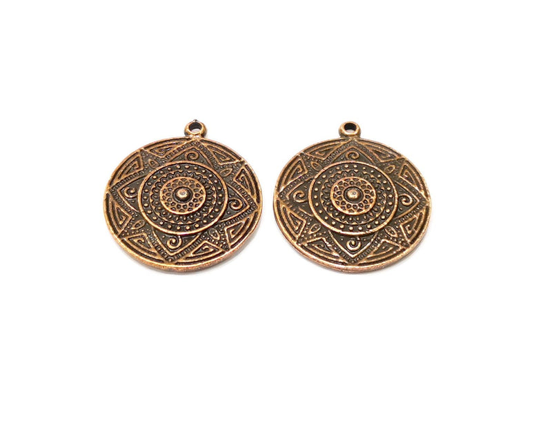 4 Copper Charm Antique Copper Charm (24mm) G17170