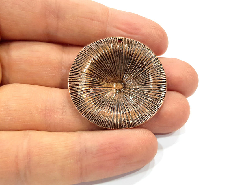 2 Copper Charm Antique Copper Charm (36mm) G16388