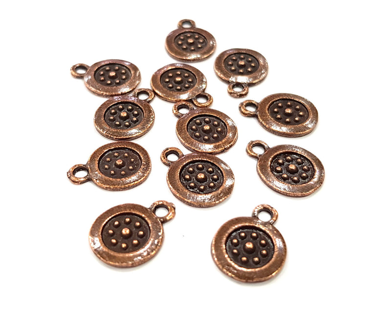 20 Copper Charm Antique Copper Charm (31mm) G16397