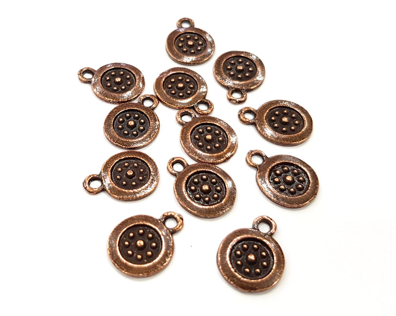 20 Copper Charm Antique Copper Charm (31mm) G16397