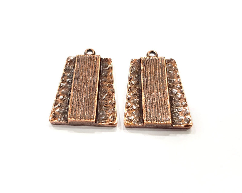 2 Copper Charm Antique Copper Charm (39x24mm) G16423