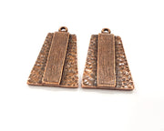 2 Copper Charm Antique Copper Charm (39x24mm) G16423