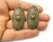 2 Antique Bronze Charm Antique Bronze Plated Charm (46x23mm) G17273