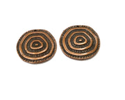 2 Copper Charm Antique Copper Charm (27mm) G17279