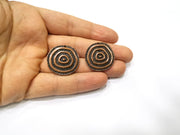 2 Copper Charm Antique Copper Charm (27mm) G17279
