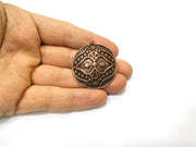 2 Copper Charm Antique Copper Charm (37mm) G17285