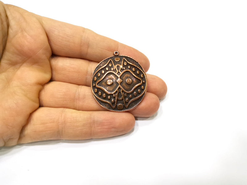 2 Copper Charm Antique Copper Charm (37mm) G17285