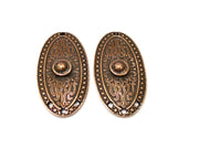 2 Copper Charm Connector Antique Copper Charm (46x23mm) G17288