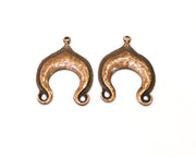 2 Copper Charm Antique Copper Charm (35x25mm) G17291