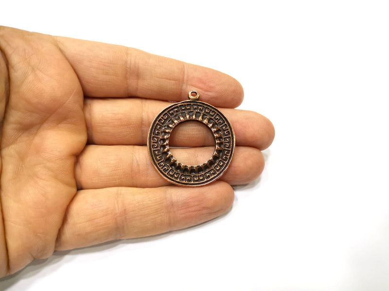 2 Copper Charm Antique Copper Charm (35mm) G17292