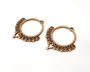 2 Copper Charm Antique Copper Charm (43x40mm) G17301