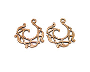 8 Copper Charm Antique Copper Charm (27x23mm) G17625