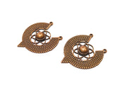 2 Copper Charm Antique Copper Charm (40x35mm) G17304