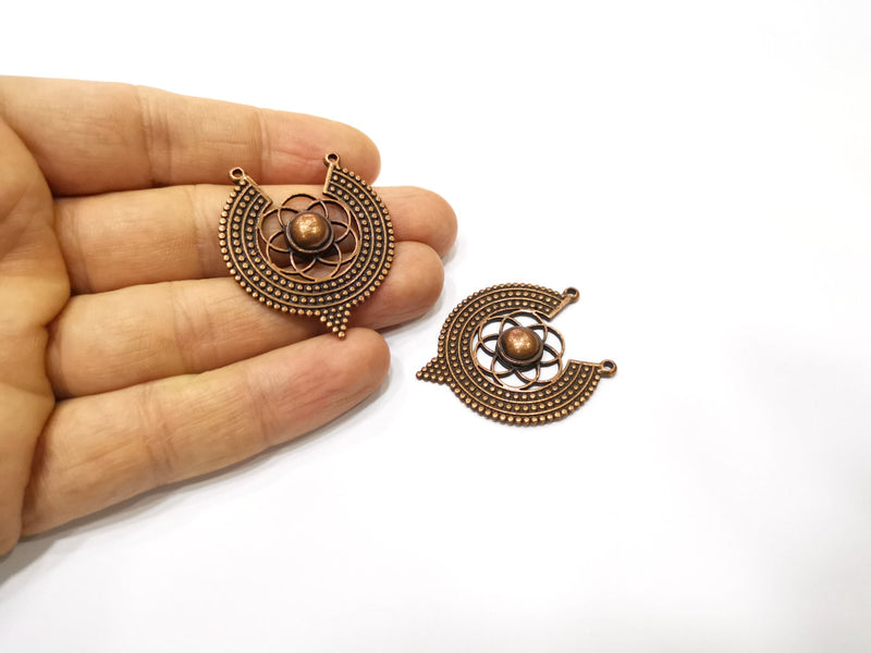 2 Copper Charm Antique Copper Charm (40x35mm) G17304