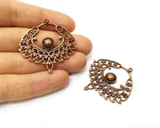 2 Copper Charm Antique Copper Charm (43mm) G17309