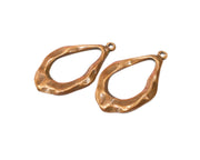 4 Copper Charm Antique Copper Charm (43x25mm) G17312